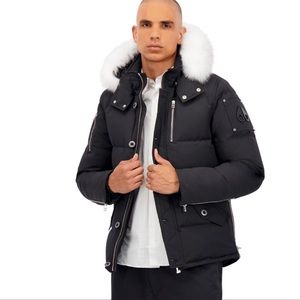 Moose Knuckles men’s 3Q fur trim bomber coat